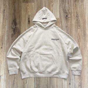 Fear of God Essentials Light Oatmeal Hoodie